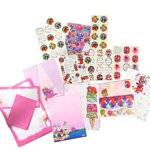 Vintage 90s y2k Losa Frank Mixed Stationary Stickers Lot Ice Cream Gumball Hippo